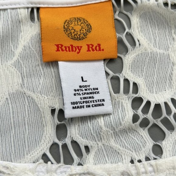 Ruby Rd Blouse Top  Large Rd Blouse Top  Large - Picture 4 of 4